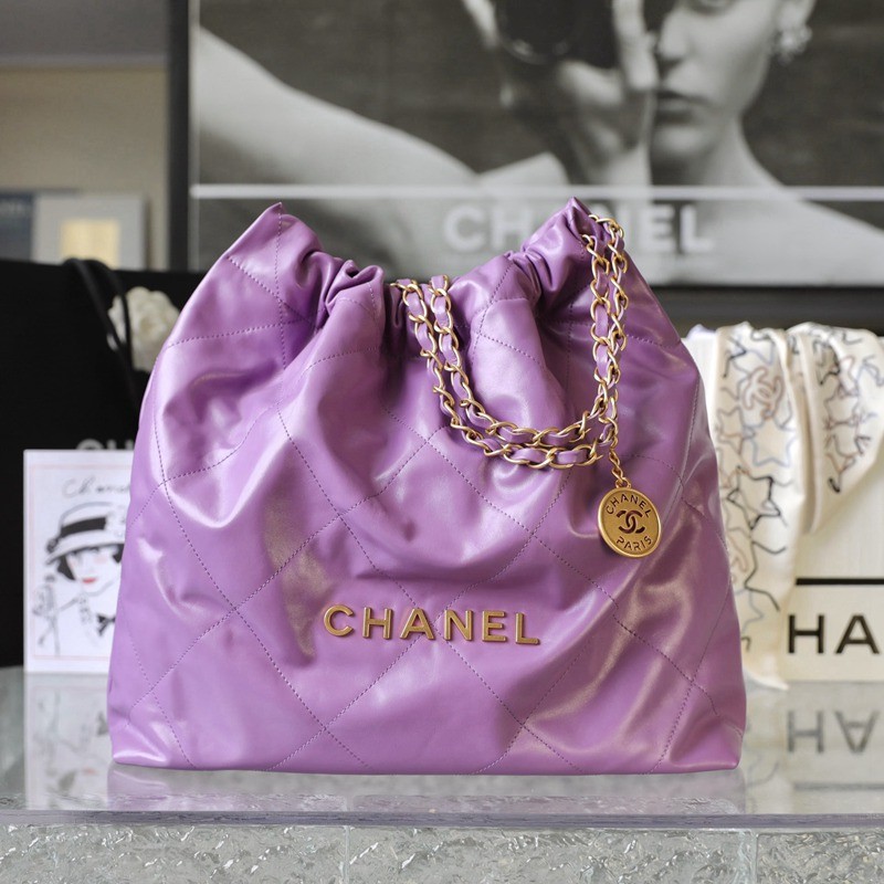 22Bag 紫色 金字 中號_1