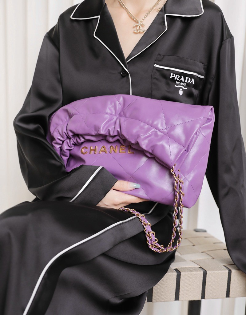 22Bag 紫色 金字 中號_9