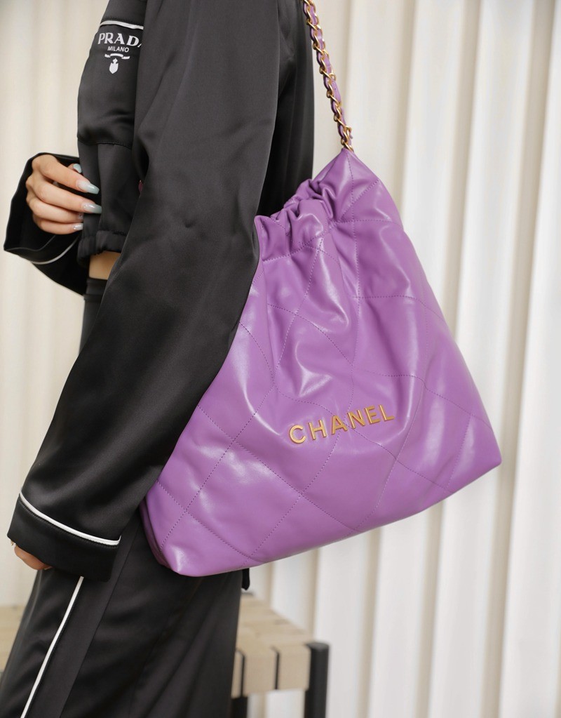 22Bag 紫色 金字 中號_12