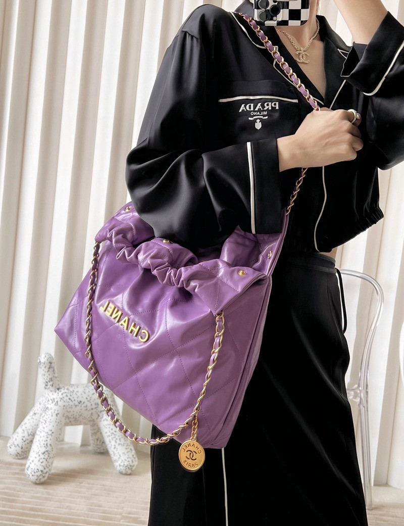 22Bag 紫色 金字 中號_14