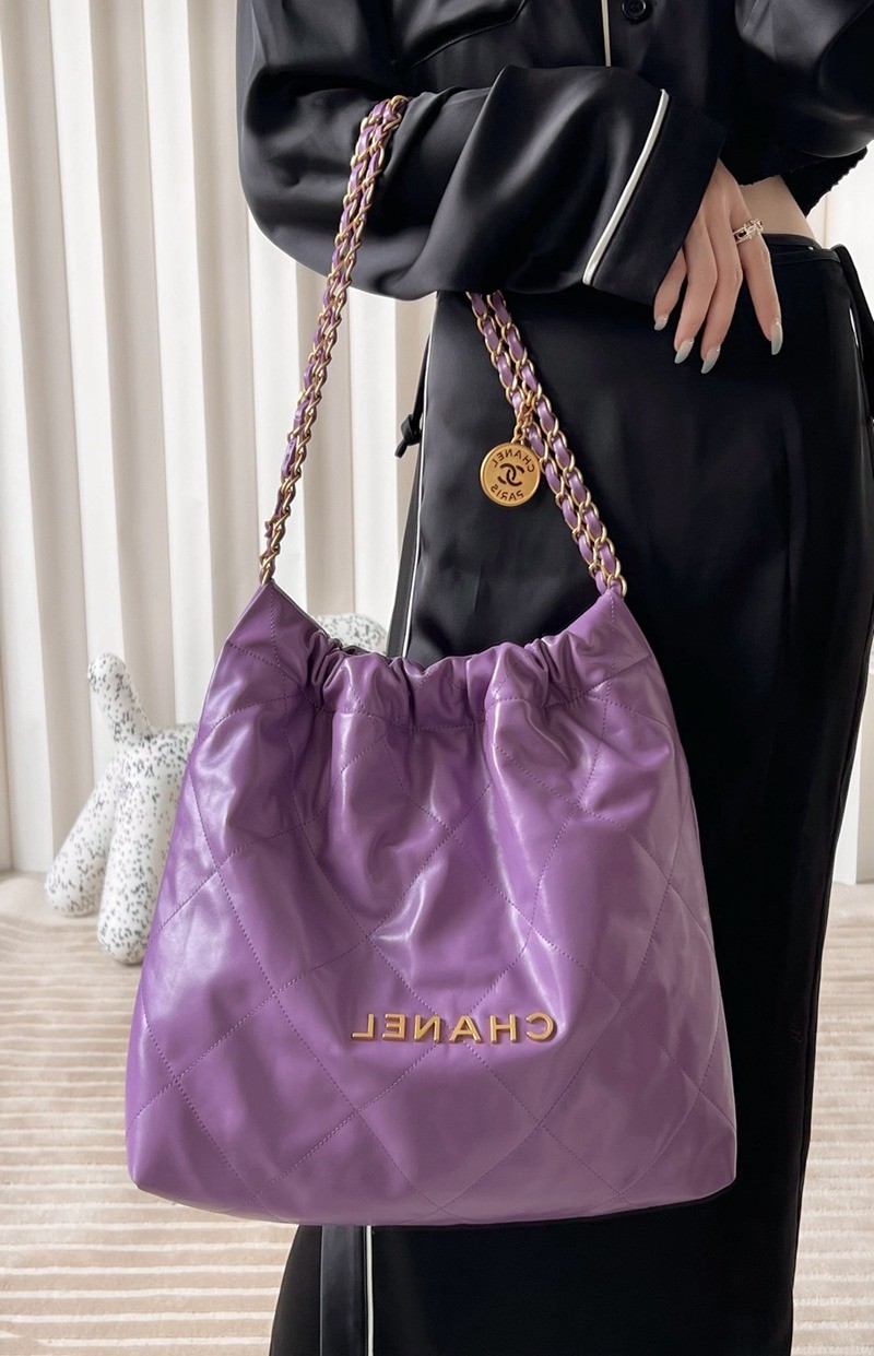 22Bag 紫色 金字 中號_16