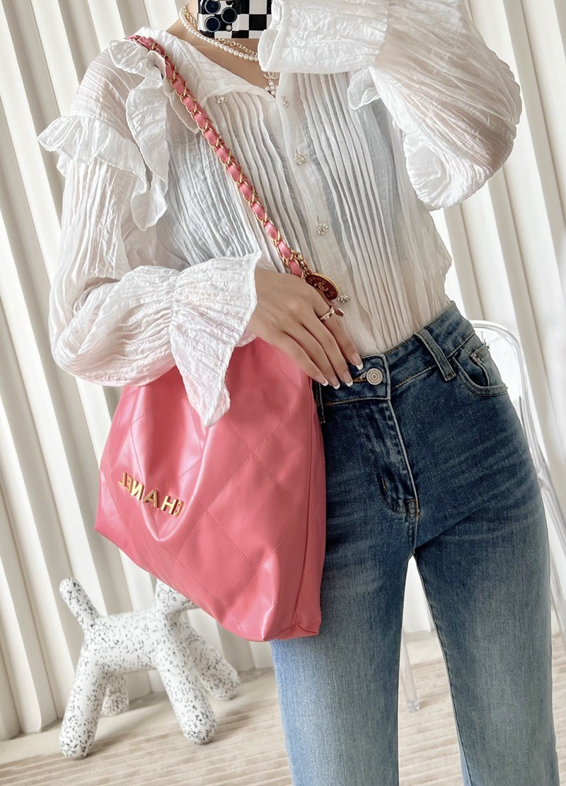 22Bag 珊瑚粉 金字 中號_7