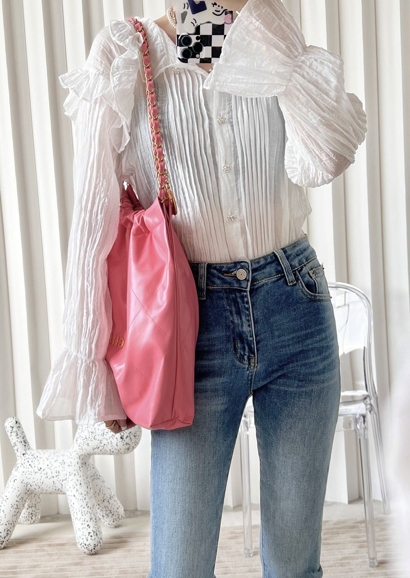 22Bag 珊瑚粉 金字 中號_9