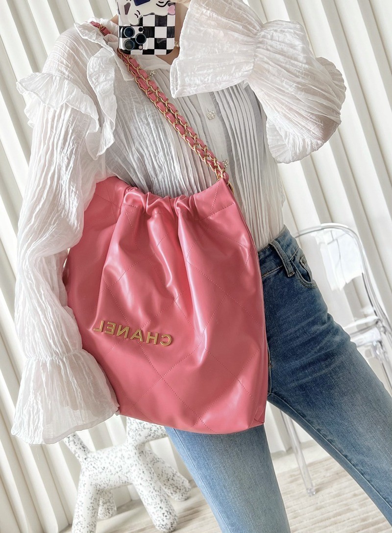 22Bag 珊瑚粉 金字 中號_10