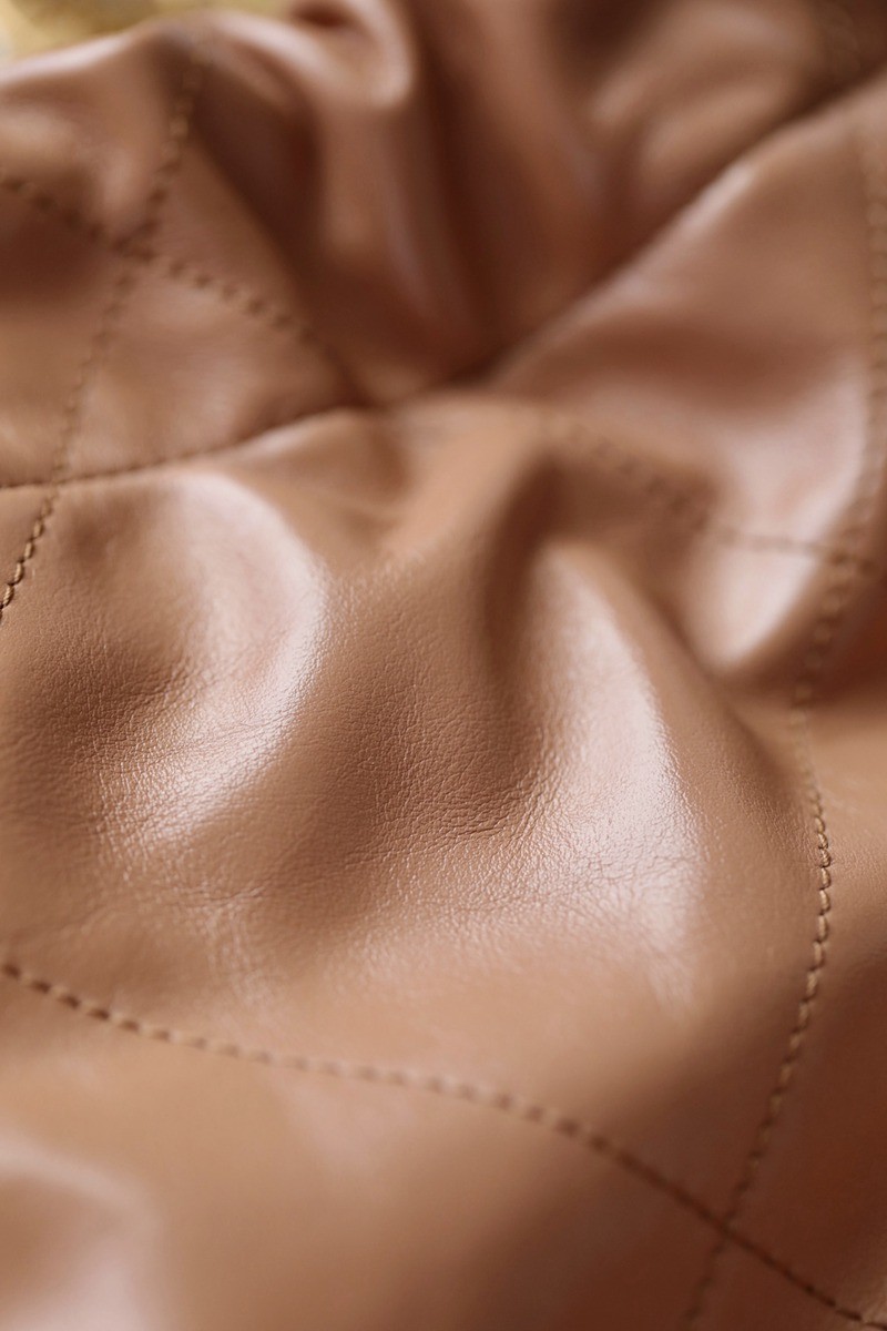 22Bag 小號 焦糖色/金字_2