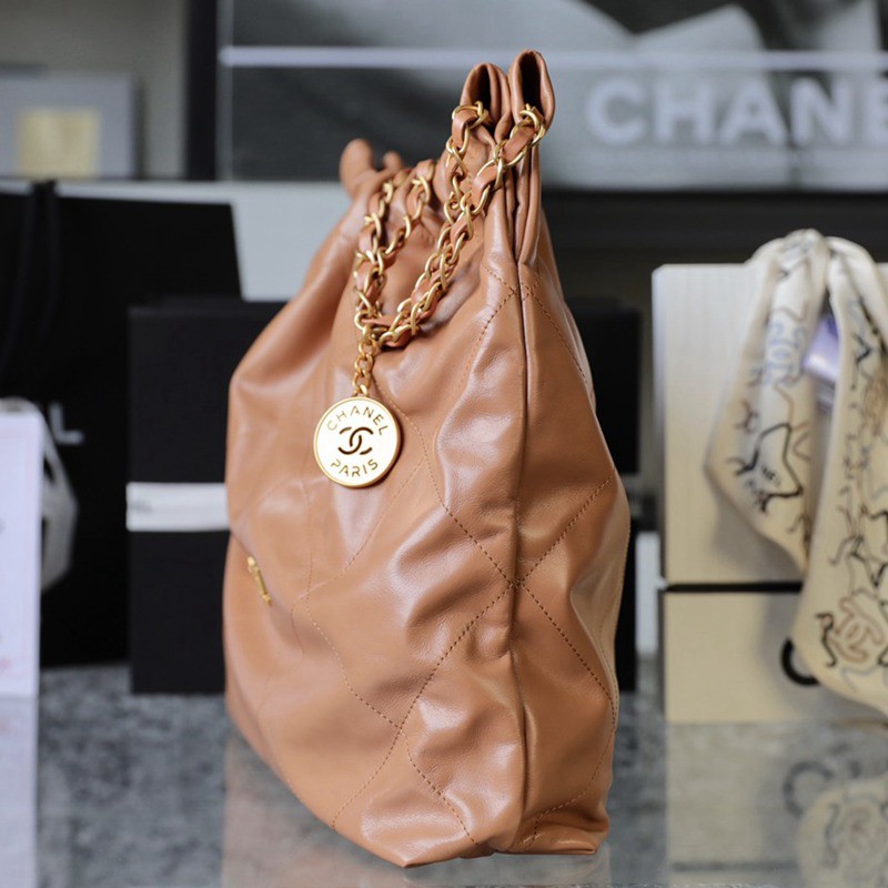 22Bag 焦糖色 金字 中號_5