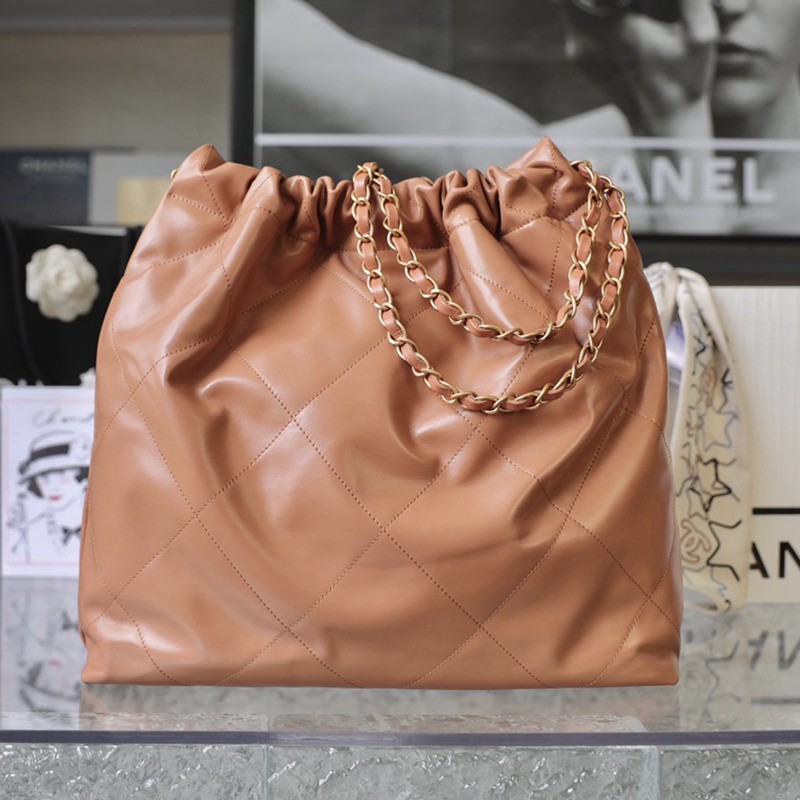 22Bag 焦糖色 金字 中號_3