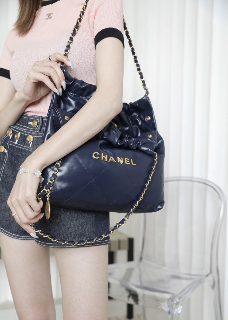 22Bag 海軍藍 金字 中號_12