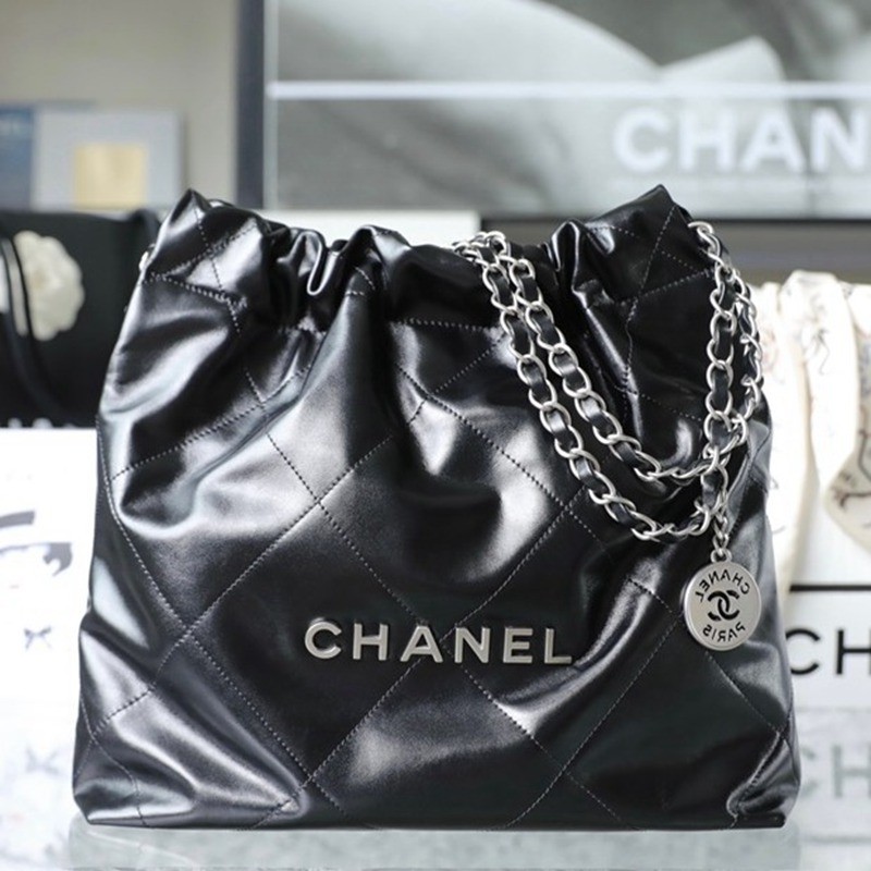 22Bag小號 黑色銀扣_1