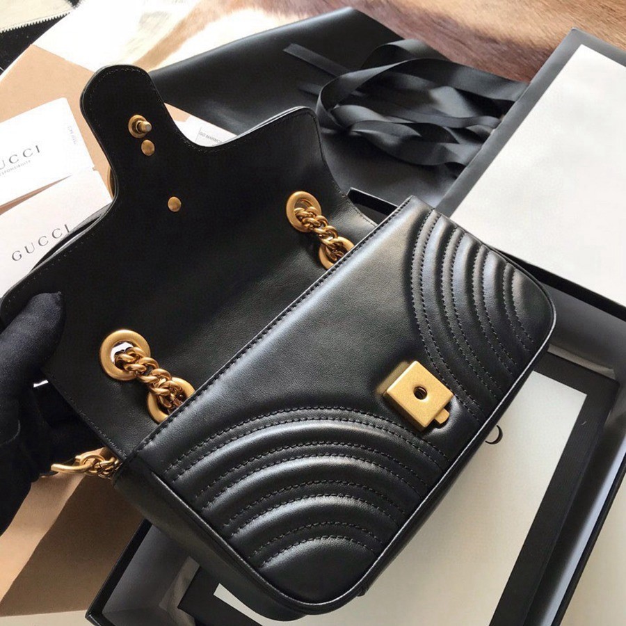 446744 Marmont馬蒙特 經典包 黑色小號_7