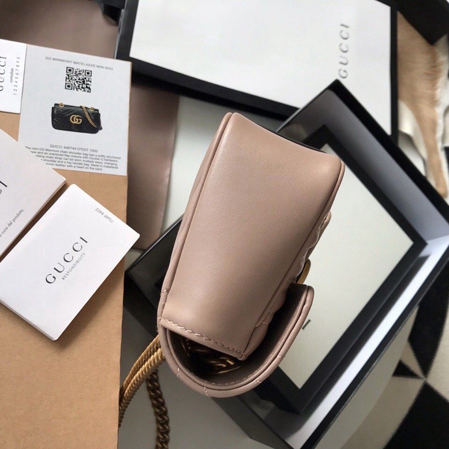 446744 Marmont馬蒙特 經典包粉色 小號_3