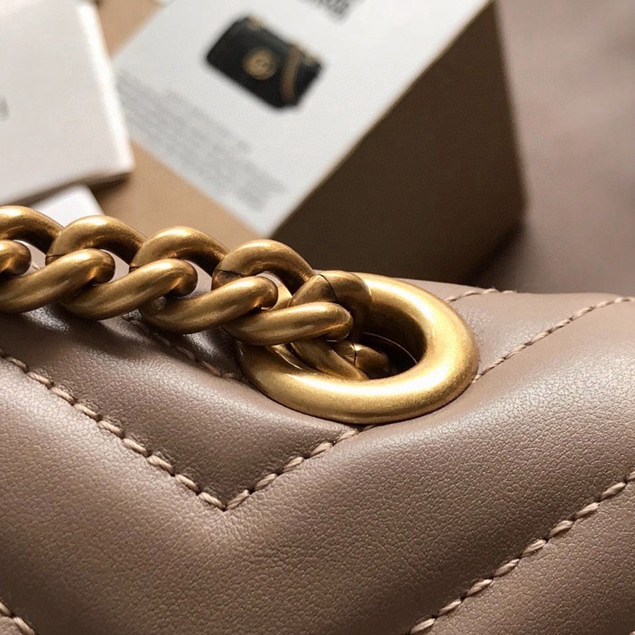 446744 Marmont馬蒙特 經典包粉色 小號_5