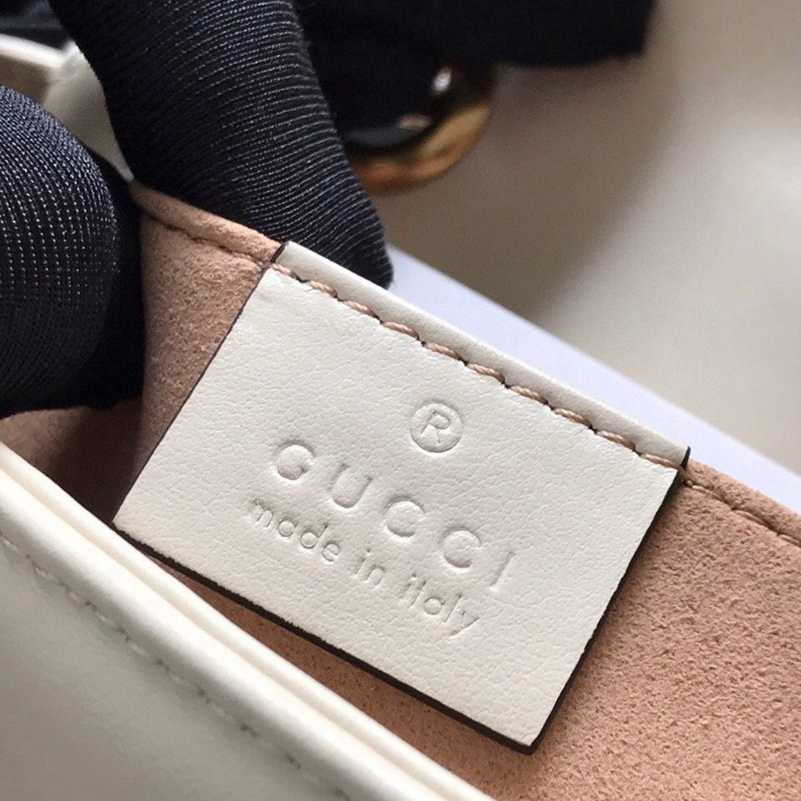 446744 Marmont馬蒙特 經典包 白色小號_7