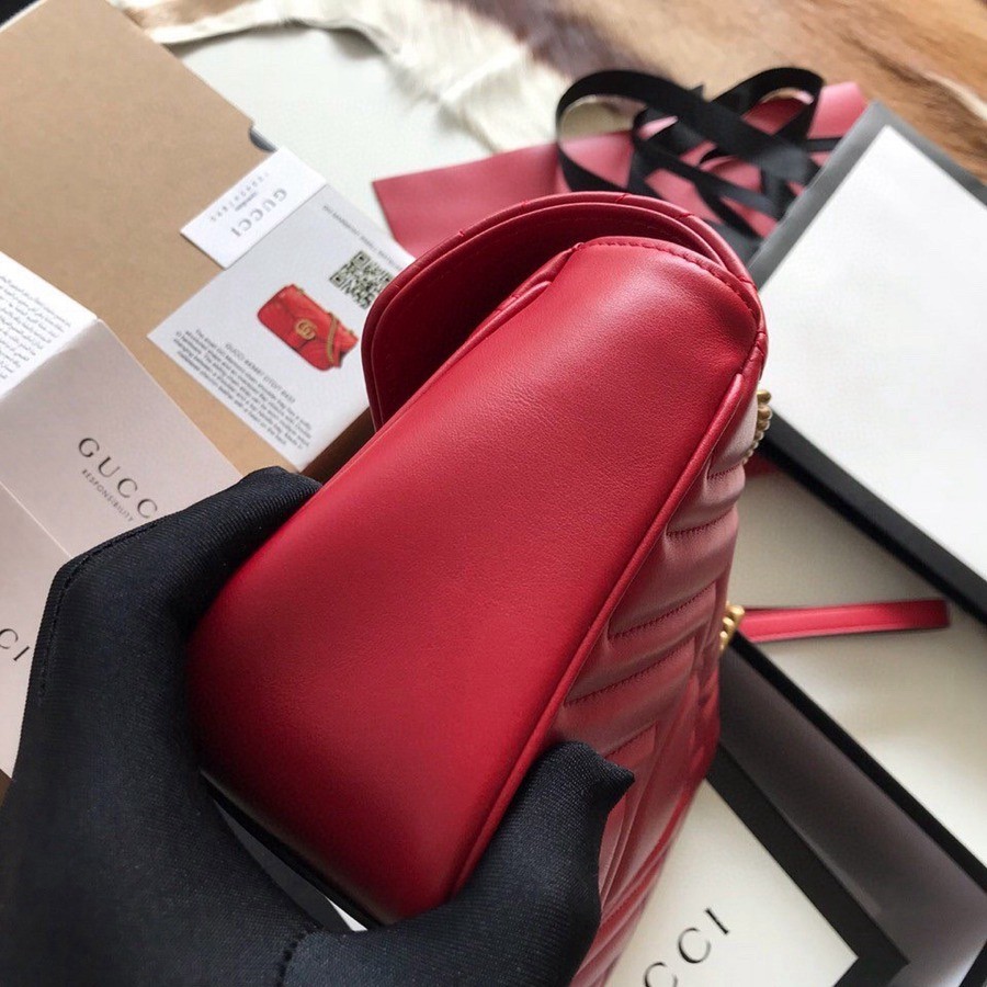 443497 Marmont馬蒙特 經典包紅色大號_4