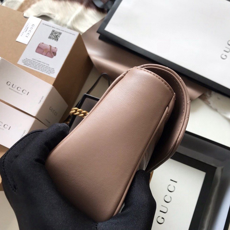 443497 Marmont馬蒙特 經典包粉色大號_3