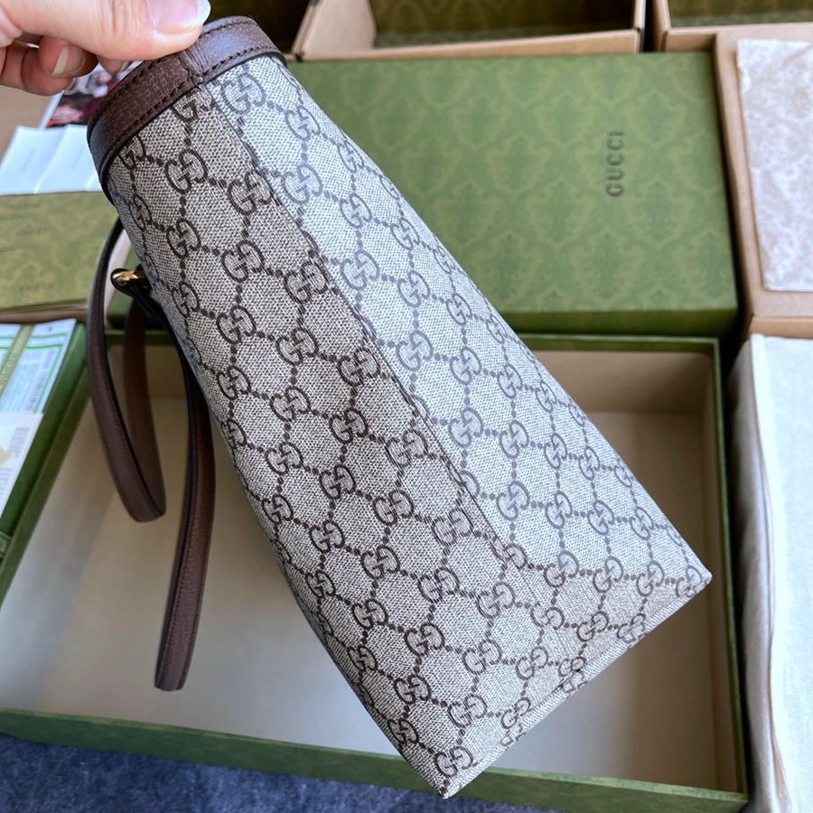 631685 ophidia tote 條紋織帶 中號 購物包_3