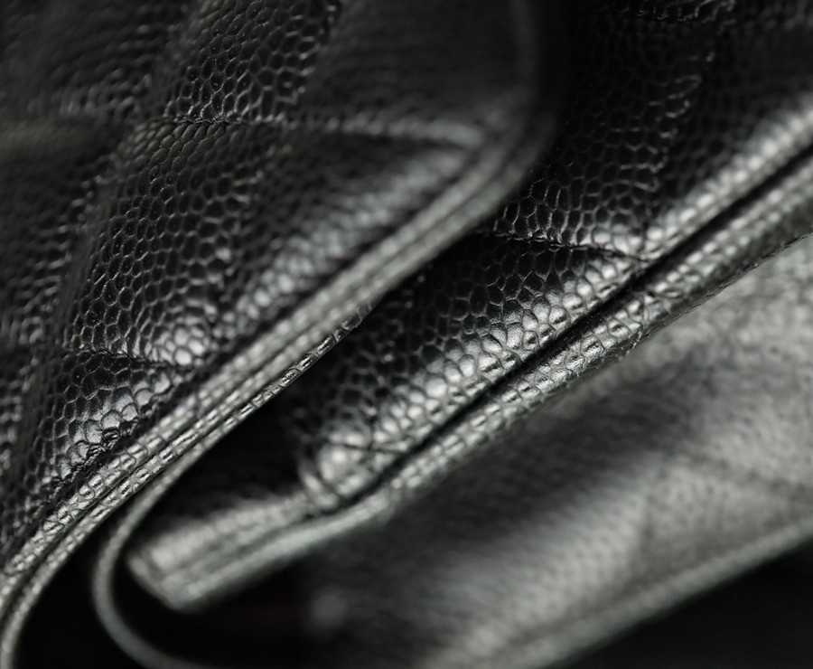 CF25荔枝紋牛皮黑金_7