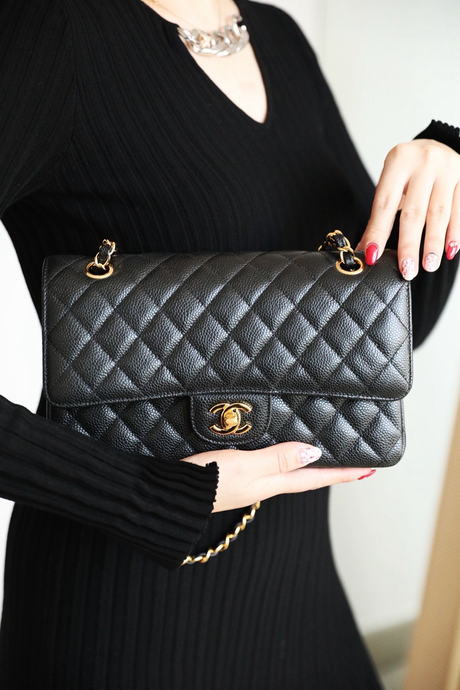 CF25荔枝紋牛皮黑金_14