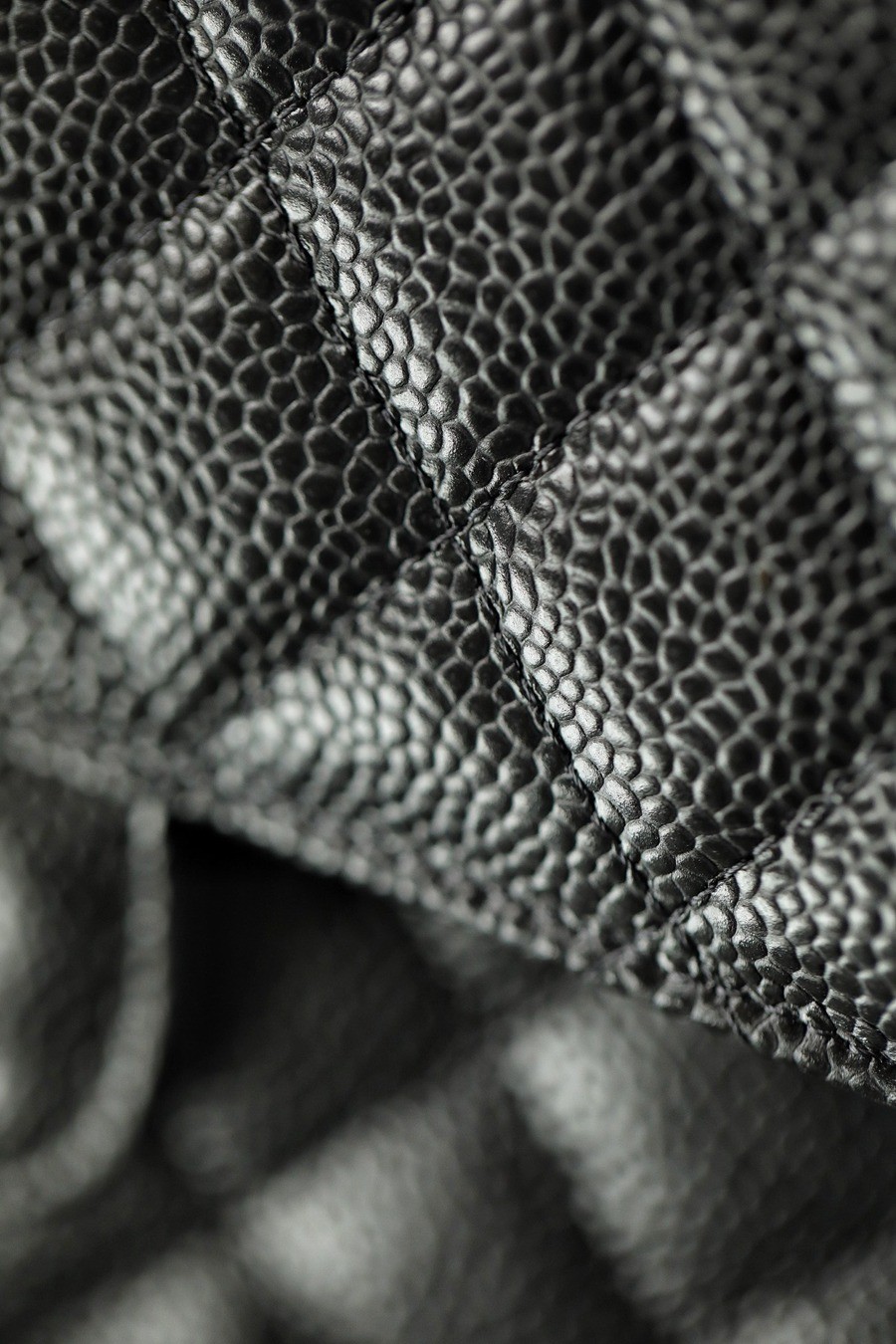 CF25荔枝紋牛皮黑銀_2