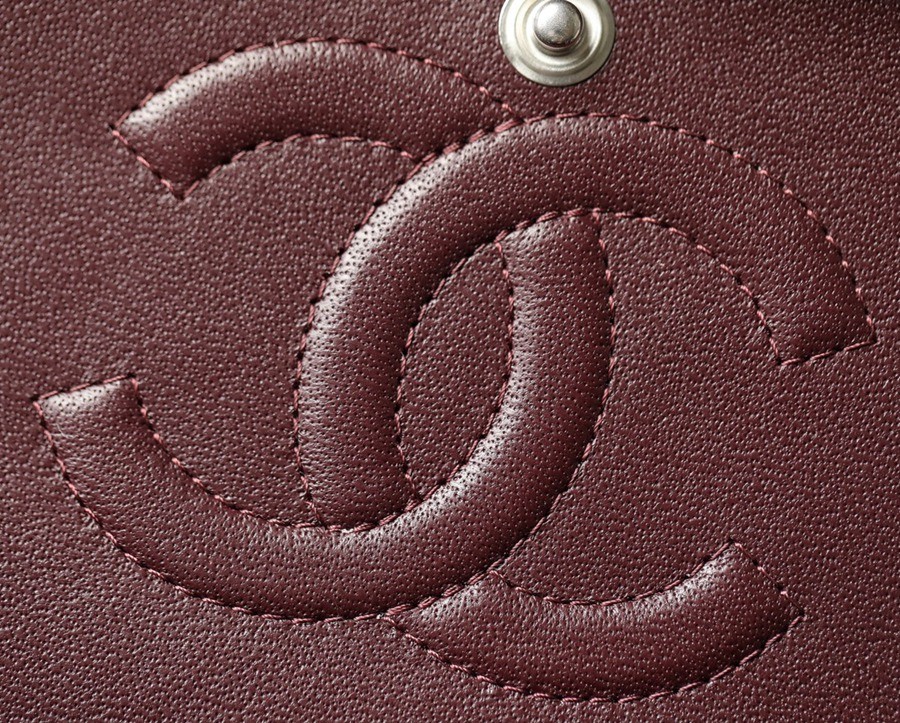 CF25荔枝紋牛皮黑銀_7