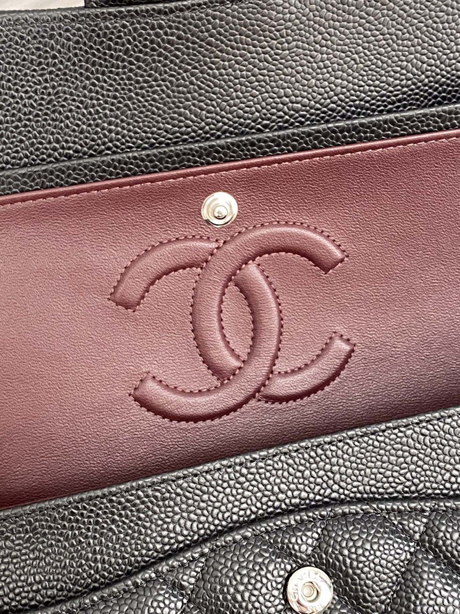 CF25荔枝紋牛皮黑銀_10