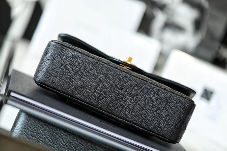 CF23荔枝紋牛皮 黑金_6