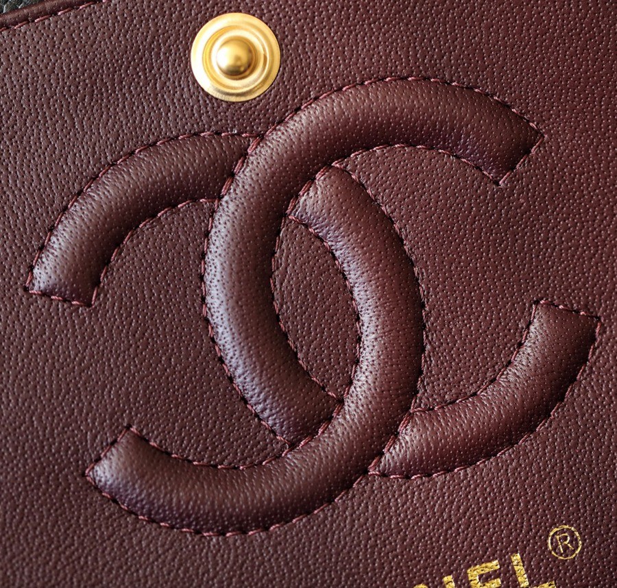 CF23荔枝紋牛皮 黑金_8