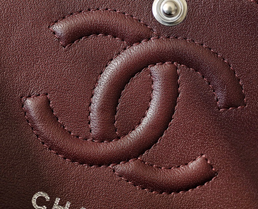 CF23荔枝紋牛皮 黑銀_8