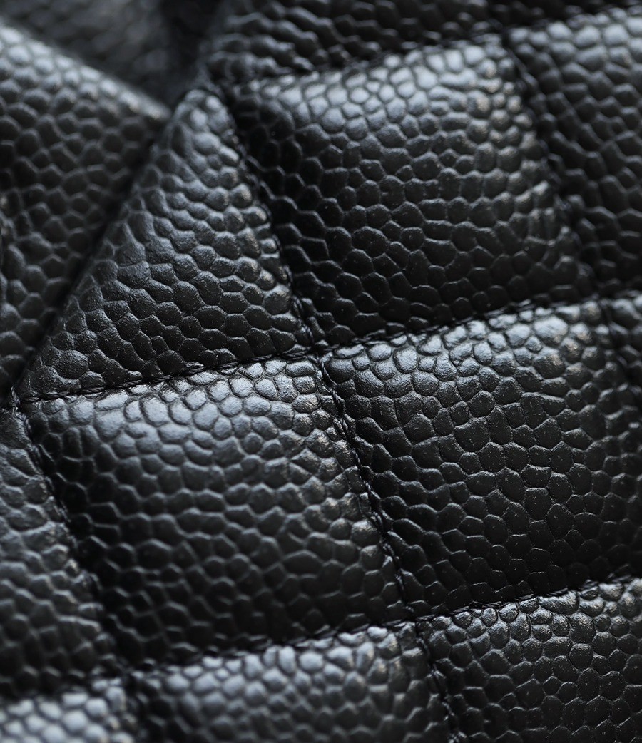 CF 經典款 方胖子 荔枝紋 黑銀_6