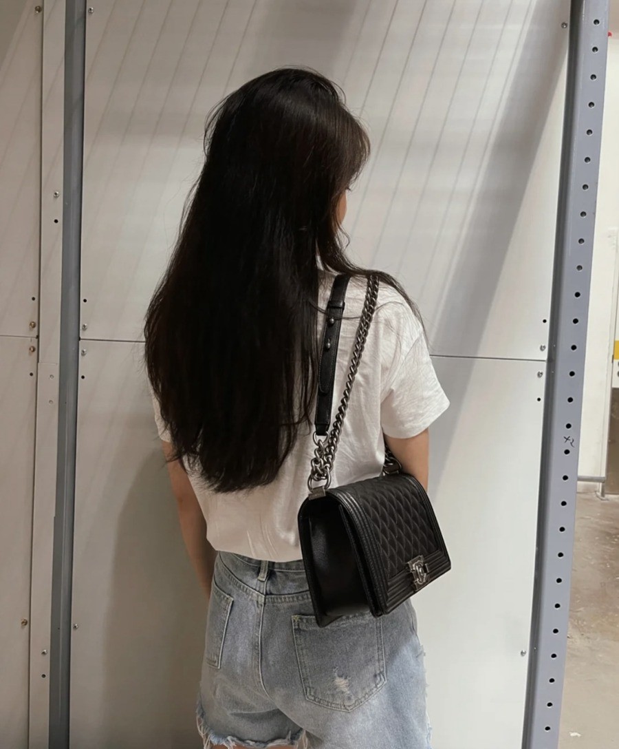 Leboy 荔枝紋牛皮 25 銀扣_15