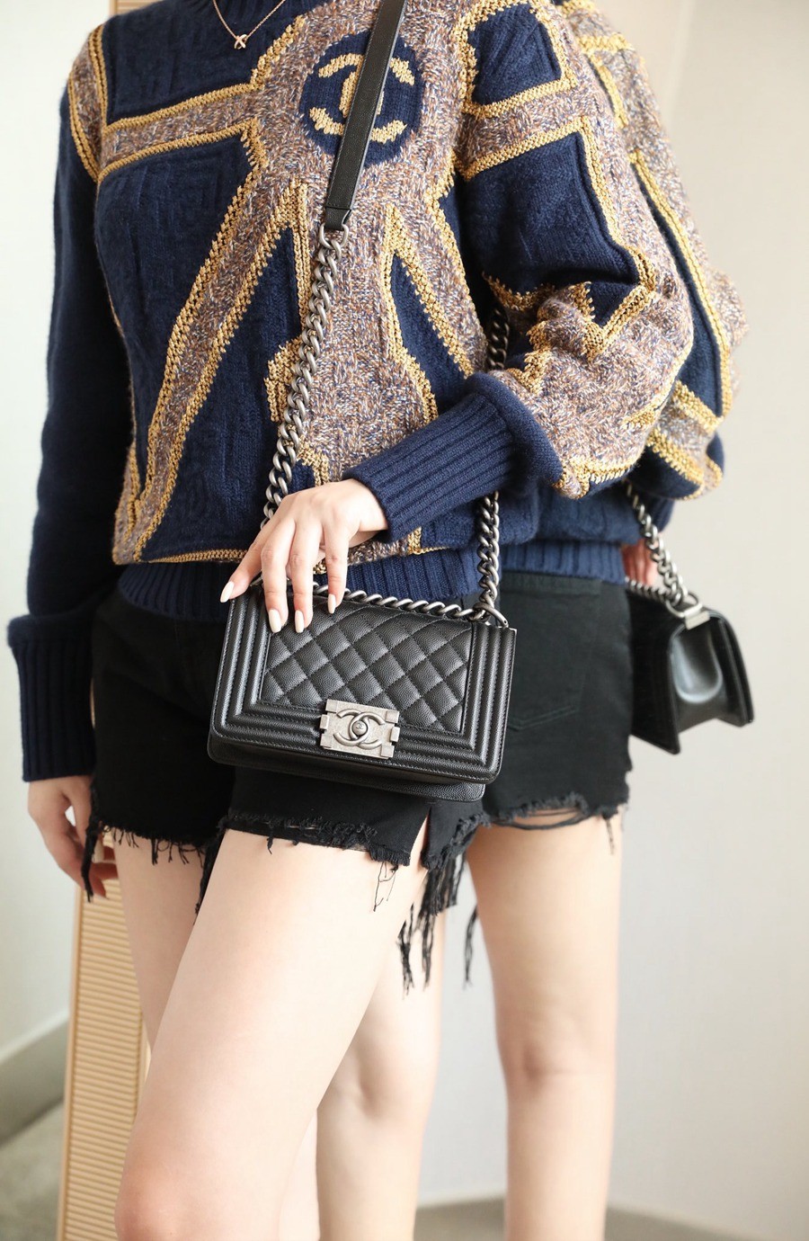 Leboy 荔枝紋牛皮 20 銀扣_9