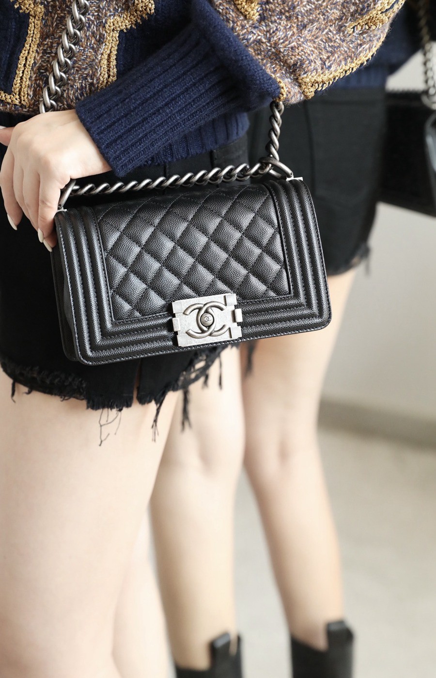 Leboy 荔枝紋牛皮 20 銀扣_10