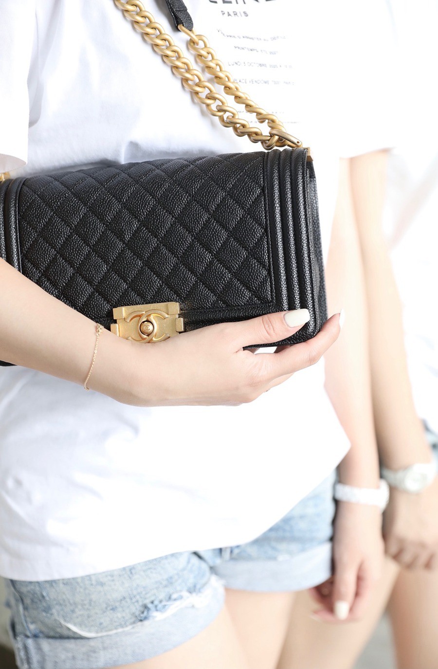 Leboy 荔枝紋牛皮 25 金扣_11