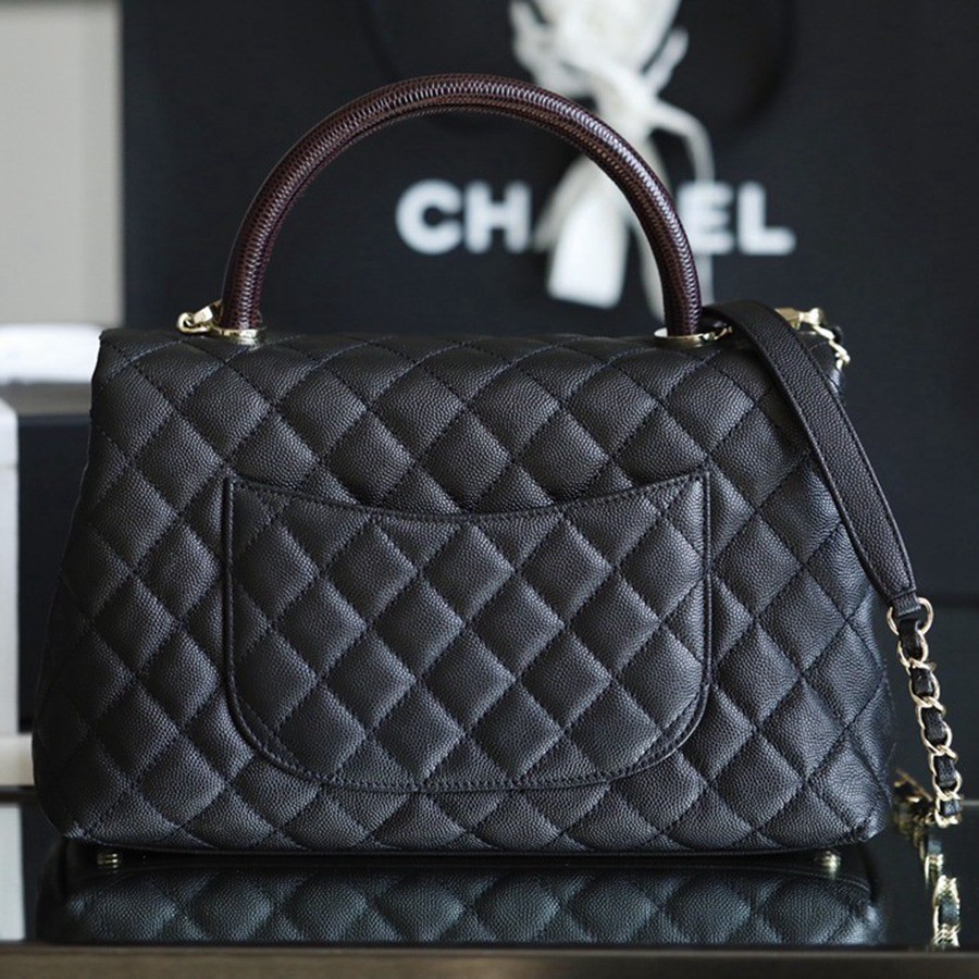 Coco Handle 蜥蜴紋手柄29CM 黑色_2