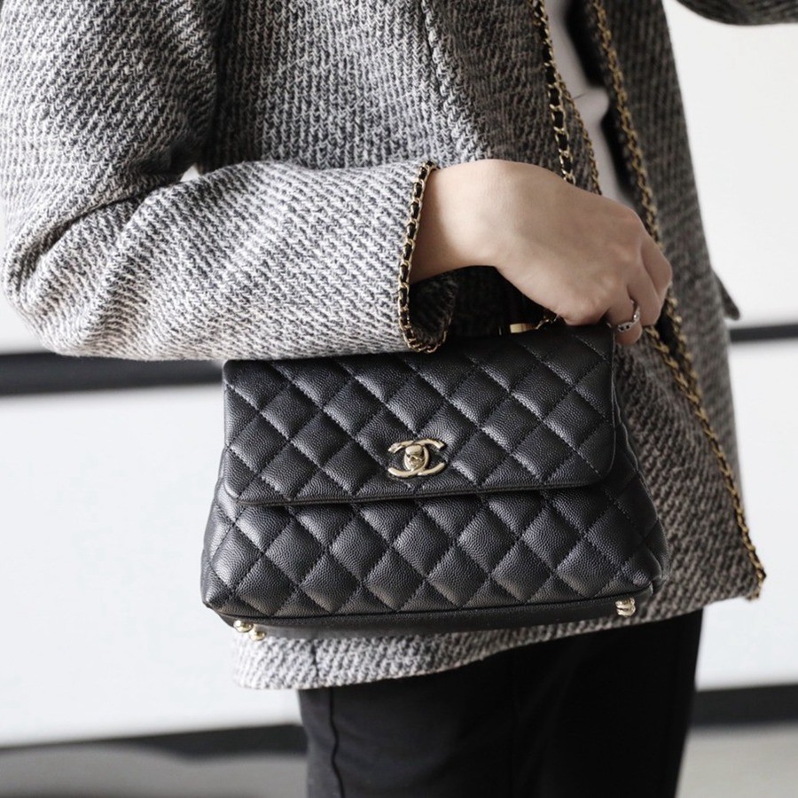 Coco Handle 蜥蜴紋手柄24CM 黑色_13