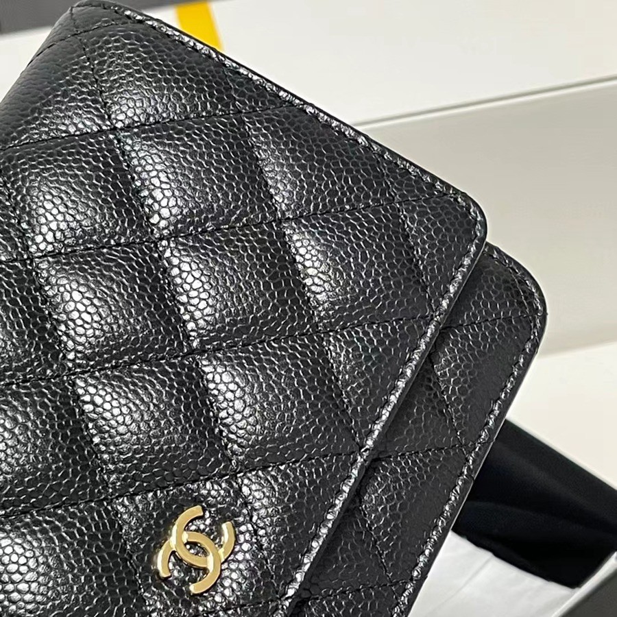 經典款 WOC 黑色 金扣_10