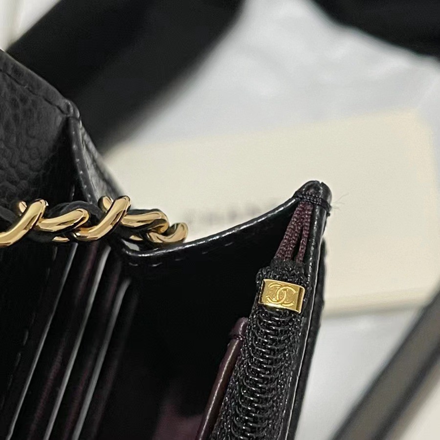 經典款 WOC 黑色 金扣_15