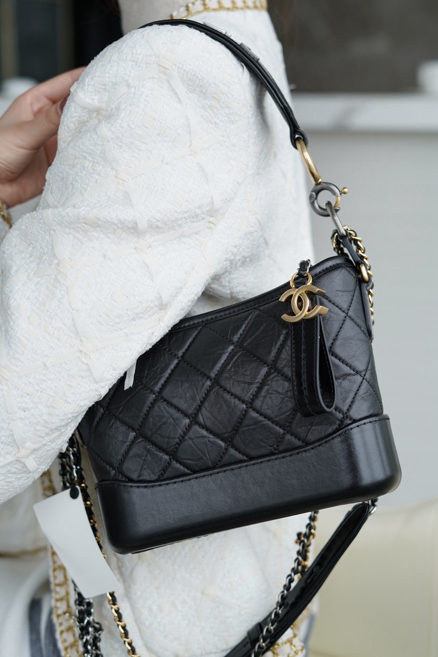 經典流浪包 黑色 20CM_10