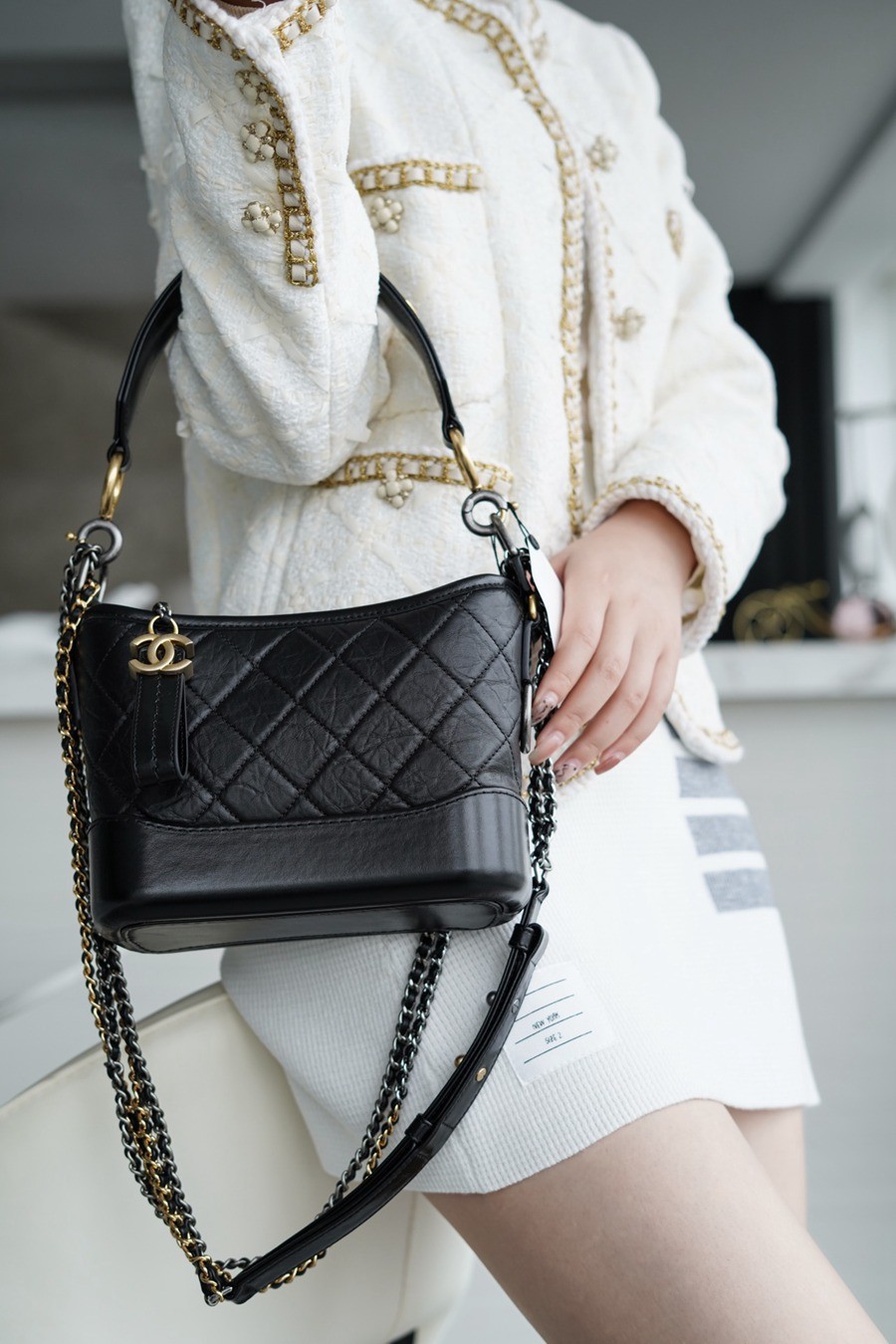 經典流浪包 黑色 20CM_16