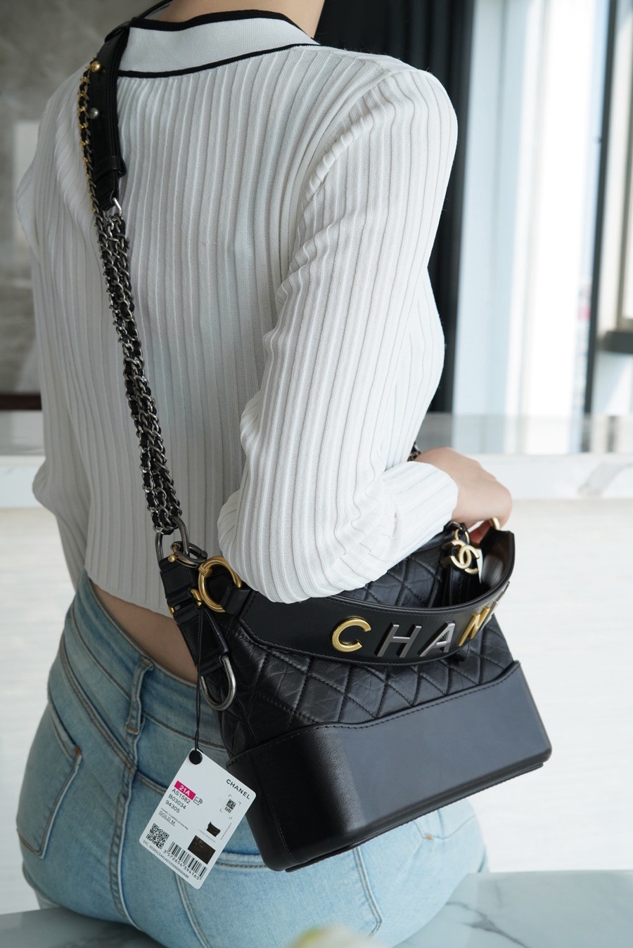 經典流浪包 黑色 28CM_8