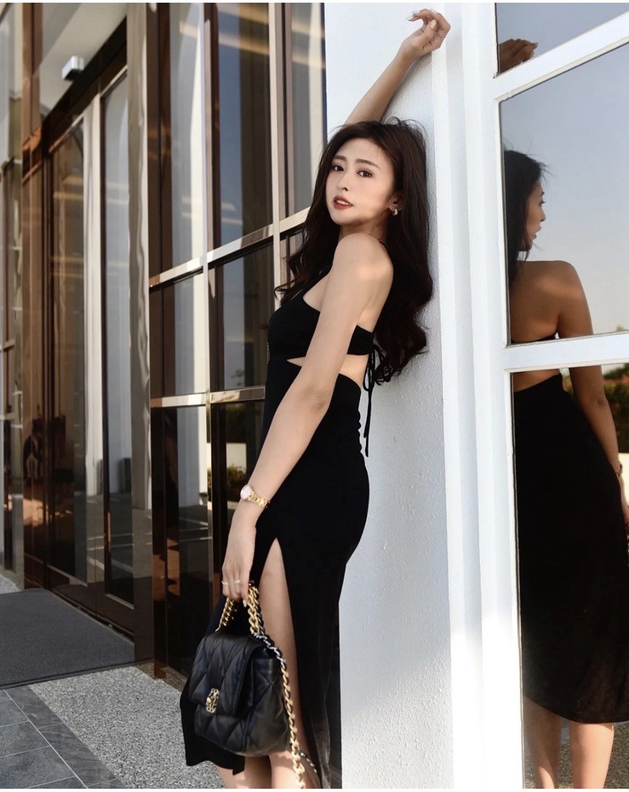 19Bag 黑色 金扣 26CM_13