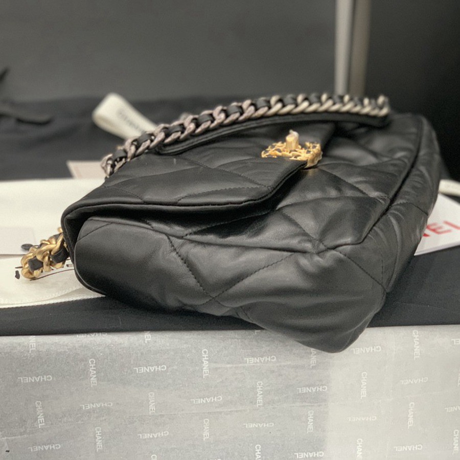 19Bag 黑色 金扣 30CM_4