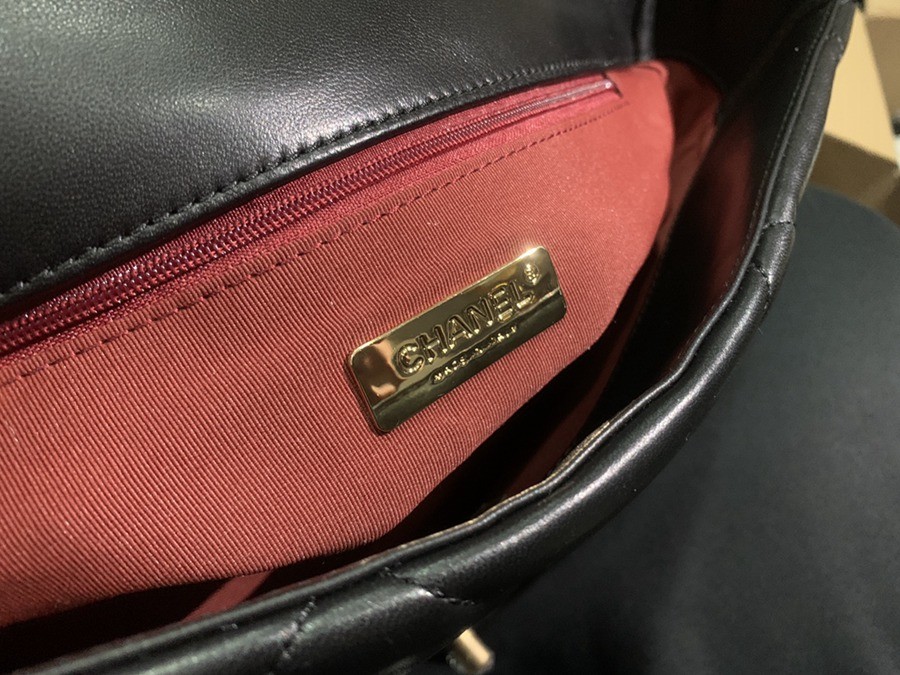 19Bag 黑色 金扣 30CM_8