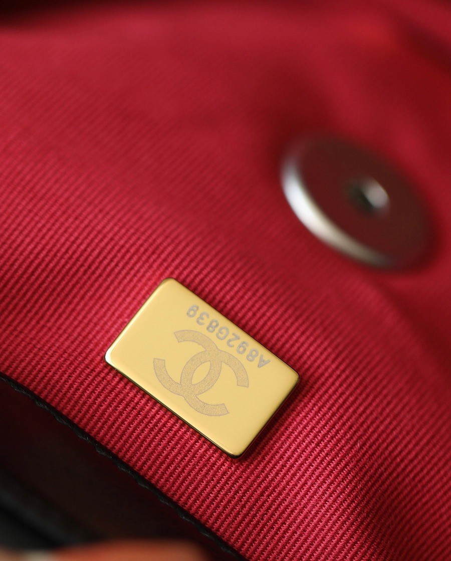 19Bag 黑色 銀扣 山羊皮 小號26CM_8