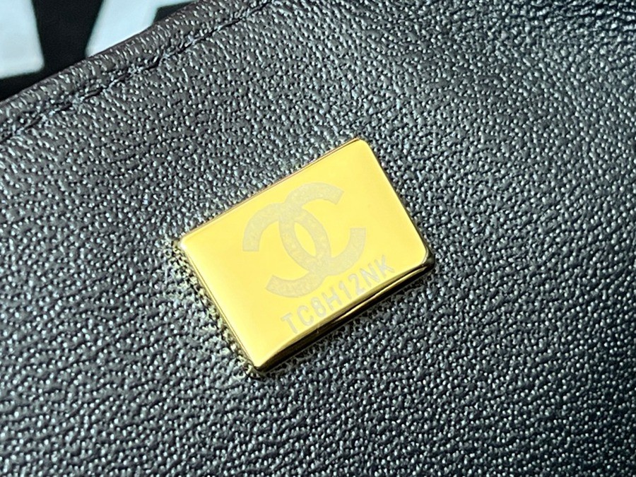 CF Mini handle 羊皮黑色 金扣_6