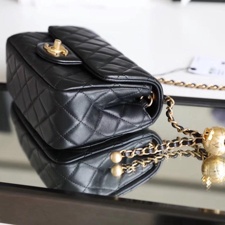 CF 23S 金球方胖子 羊皮 黑色 金扣_5