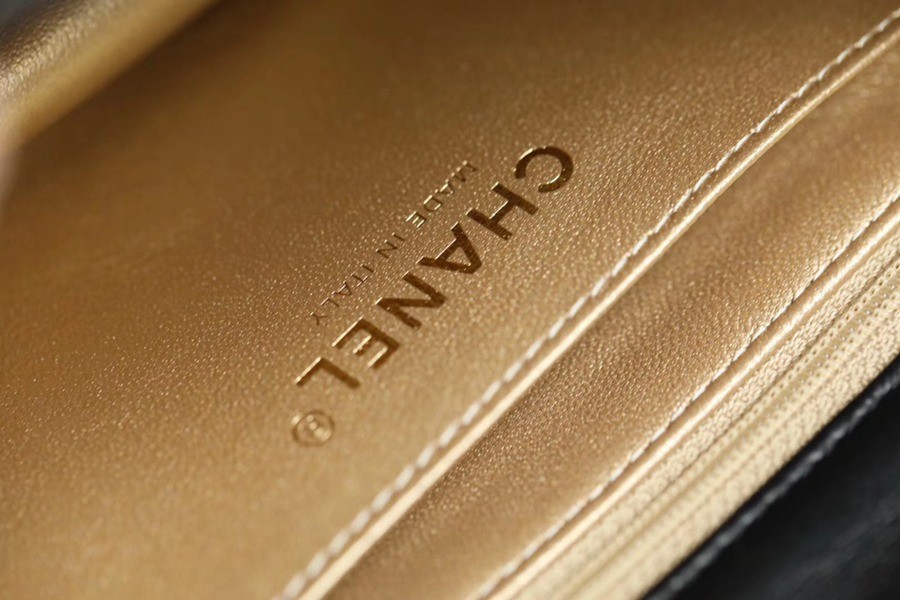 CF 23S 金球方胖子 羊皮 黑色 金扣_8