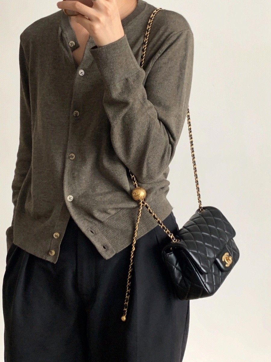 CF 23S 金球方胖子 羊皮 黑色 金扣_13