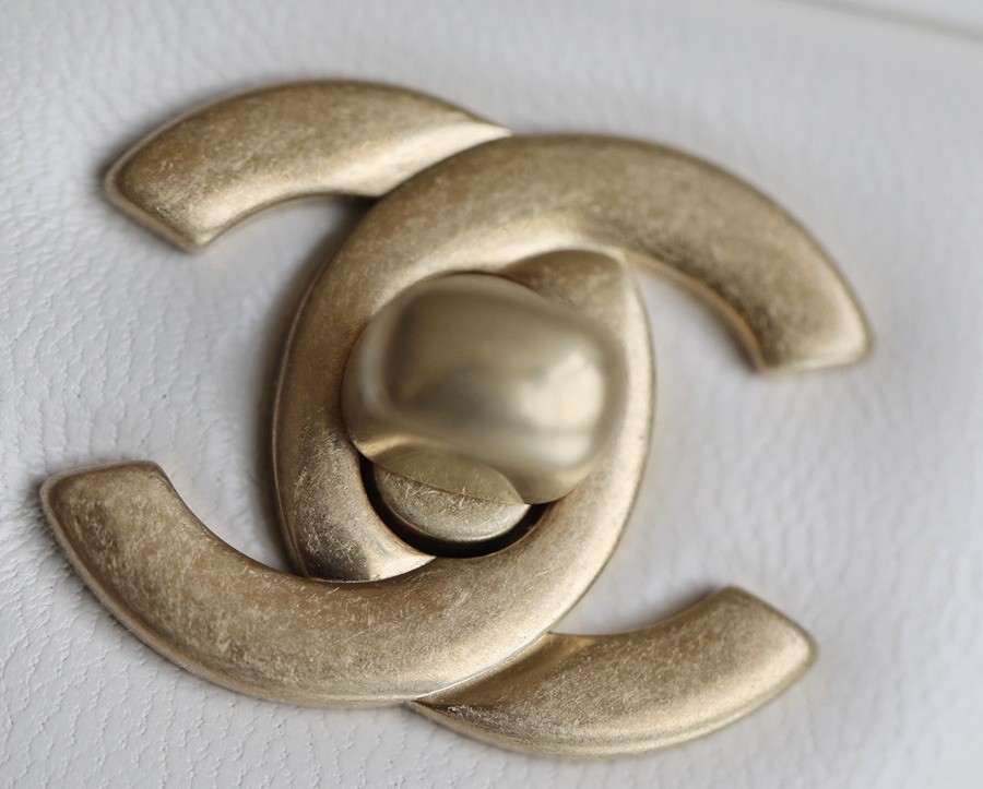 CF 23S 金球方胖子 羊皮 白色 金扣_5