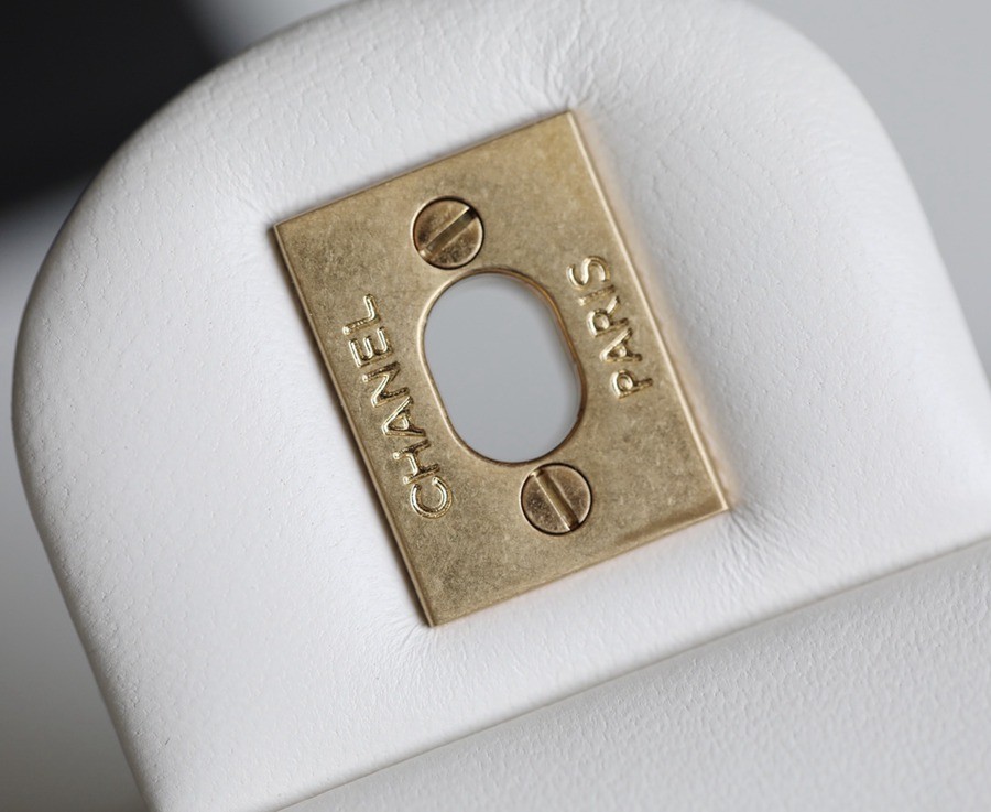 CF 23S 金球方胖子 羊皮 白色 金扣_7